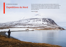 Expéditions Du Nord – Mise En Page HTML Du Site Web