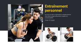 Écrasez Tous Vos Objectifs De Fitness : Modèle De Site Web Simple