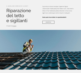 Riparazione Del Tetto E Sigillanti: Tema WordPress Moderno