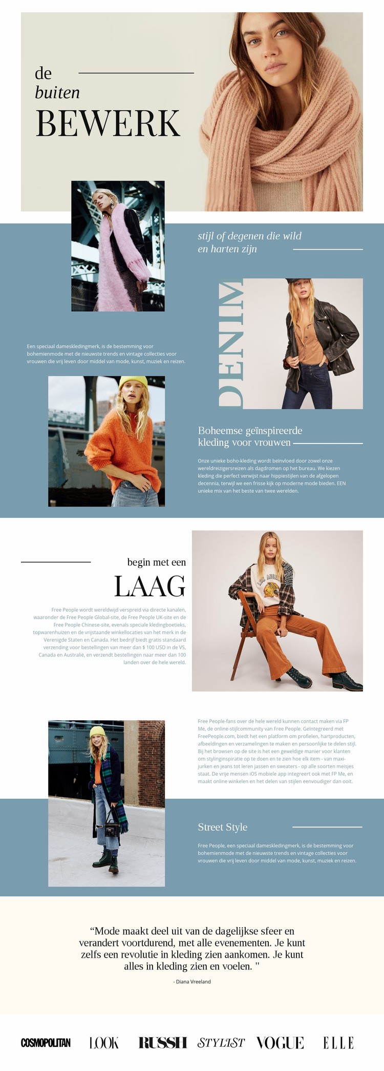 Ideeën voor herfstlooks Html Website Builder