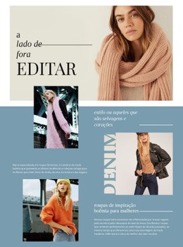 Ideias Para Looks De Outono - HTML Builder