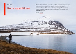 Norra Expeditioner - HTML-Webbplatslayout