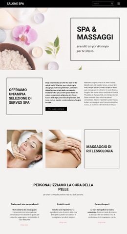 SPA E Massaggi - HTML Builder Drag And Drop