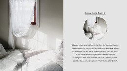 Luftiges Interieur – Website-Builder-Vorlage