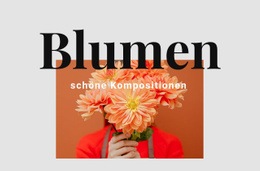 Blumenarrangements - Zielseite Zum Kostenlosen Download