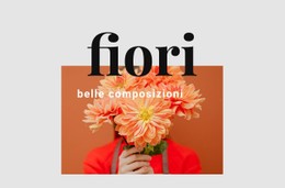 Composizioni Floreali Modello A Pagina Singola
