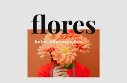 Arranjos De Flores - Modelo De Inicialização