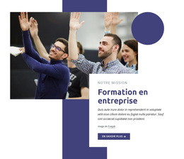 Programmes De Formation En Entreprise - Fonctionnalité Thème WordPress