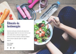 Étkezés És Testmozgás - Websablon