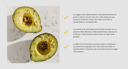 L'Avocado È Salutare - Modelli Di Siti Web Personali