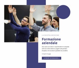 Programmi Di Formazione Aziendale - Pagina Di Destinazione Personalizzata