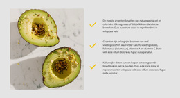 Premium WordPress-Thema Voor Avocado Is Gezond