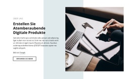 Atemberaubende Digitale Produkte – Moderne HTML5-Vorlage