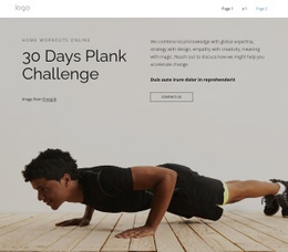 Plank Kihívás - HTML Website Builder