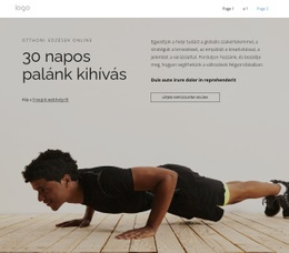 Plank Kihívás HTML5 És CSS3 Sablon