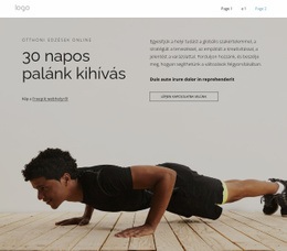 Plank Kihívás - HTML Oldalsablon