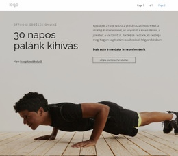 Plank Kihívás – Ingyenes Sablon