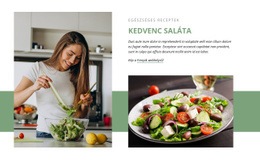 Kedvenc Saláta – Exkluzív WordPress Téma