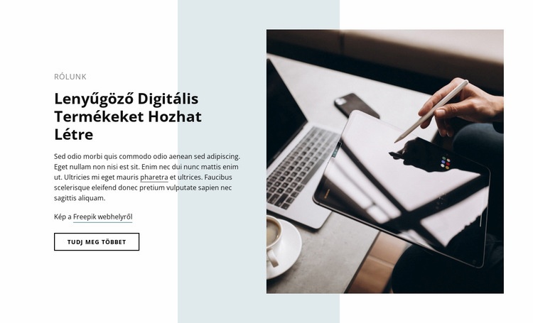 Lenyűgöző digitális termékek WordPress Téma
