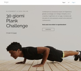 Plank Challenge - HTML Website Builder