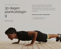 Plank Uitdaging - Beste WordPress-Thema