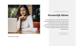 Persoonlijk Advies - Professionele Websitesjabloon