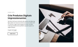 Construtor De Sites Exclusivo Para Produtos Digitais Impressionantes