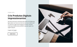 Produtos Digitais Impressionantes - Tema WooCommerce Multifuncional