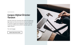 Çarpıcı Dijital Ürünler - HTML Şablonunun Indirildiği Site