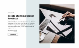 Stunning Digital Products - Modern Web Page Design