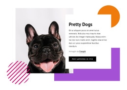 Cani Piuttosto Piccoli - Pagina Di Destinazione Gratuita, Modello HTML5