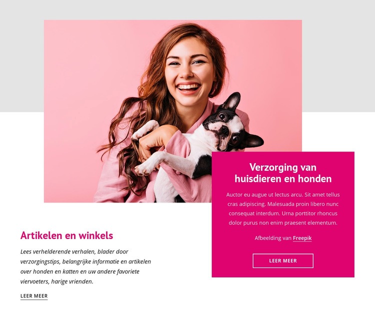 Verbazingwekkende feiten over honden Html Website Builder