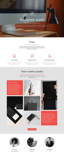 Budujemy Marki - Darmowy Szablon Strony Internetowej