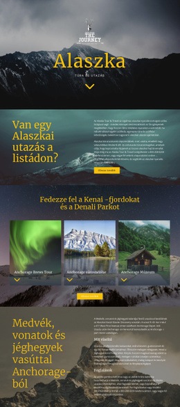 Alaszkai Utazás – Tökéletes Webhelytervezés