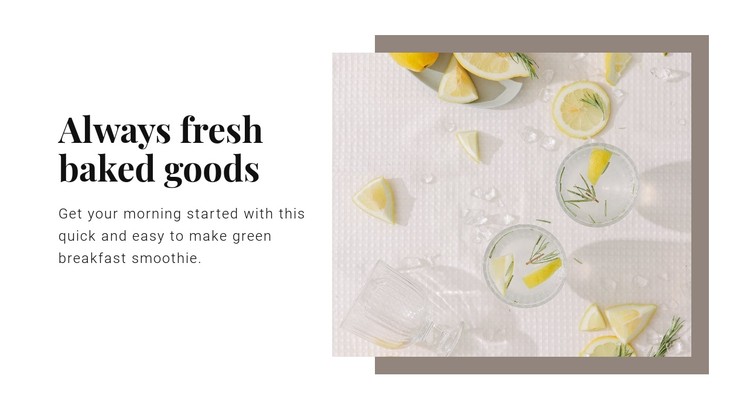 The benefits of lemon water CSS Template