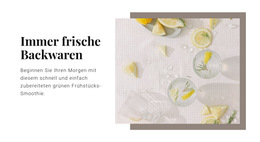 Die Vorteile Von Zitronenwasser – Fertiges Website-Design