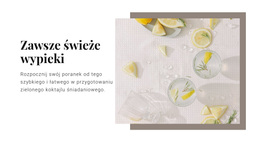 Zalety Wody Cytrynowej – Motyw WordPress I WooCommerce