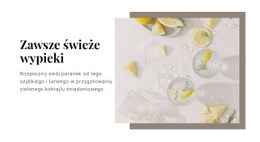 Najlepszy Projekt Strony Internetowej Dla Zalety Wody Cytrynowej