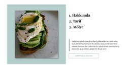 Avokado Tost - HTML Builder