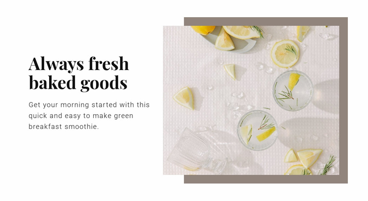 The benefits of lemon water Website Design