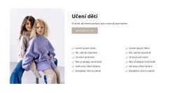 Učení Dětí – Šablona Vstupní Stránky