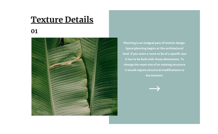Tropical texture CSS Template