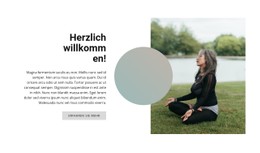Yoga Im Freien CSS-Formularvorlage