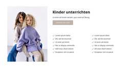 Kinder Unterrichten - HTML-Websitevorlage