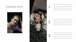 Checkliste Für Modische Lösungen - HTML Page Creator