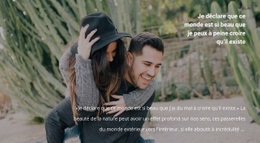 Agence D'Organisation De Mariage - Modèle Professionnel Personnalisable D'Une Page