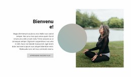 Yoga En Plein Air : Thème D'Une Page