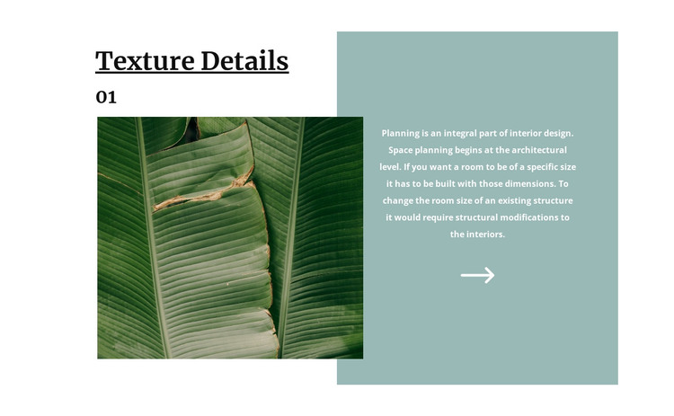 Tropical texture HTML Template