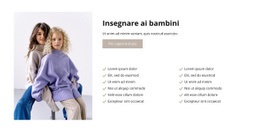 Insegnare Ai Bambini - Modello HTML5 Reattivo