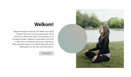 Buiten Yoga - Websjabloon